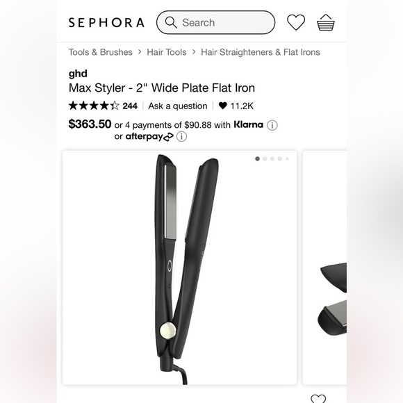 NIB ghd Max Styler - 2" Wide Plate Flat Iron - Picture 1 of 6